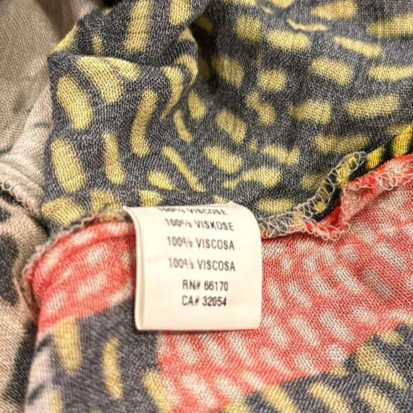 Anthropologie Bl-nk Leopard Patchwork Blouse S - Picture 8 of 9